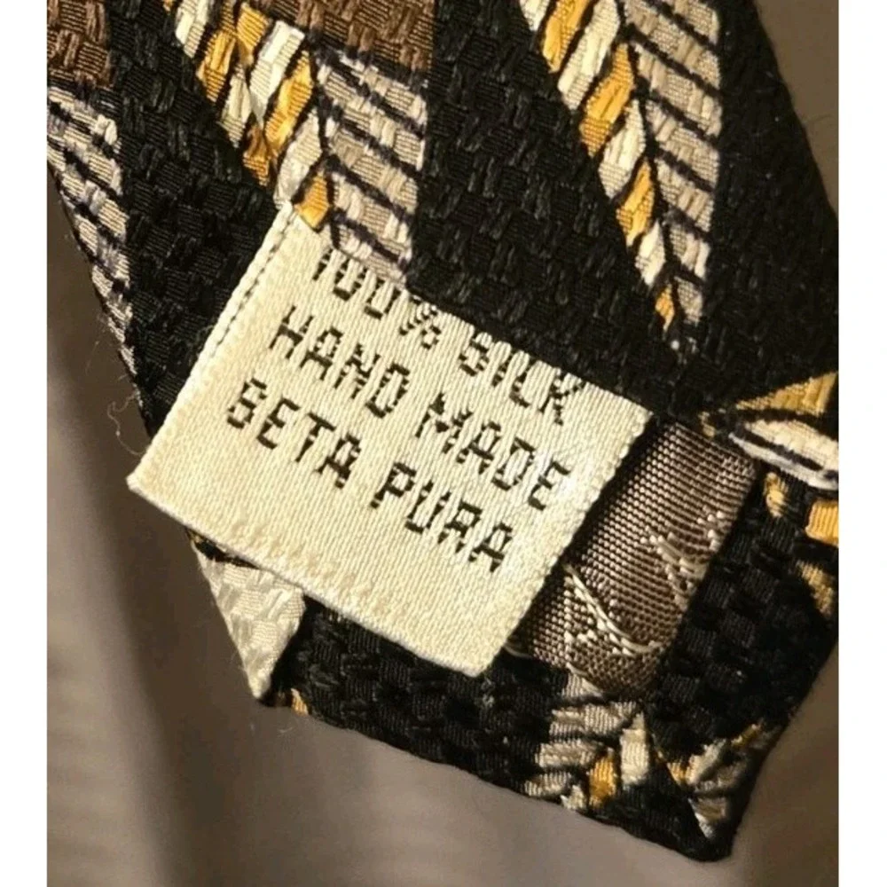 Vintage Dani Moda Maschile Silk Tie 58